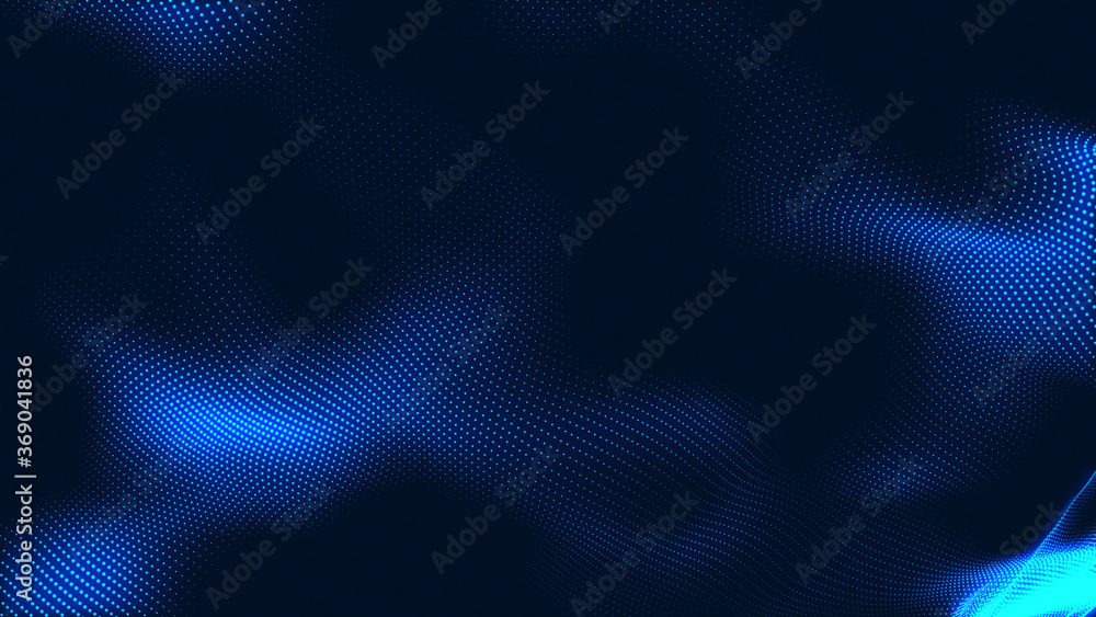 Dot white blue wave light screen gradient texture background. Abstract ...