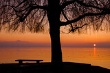Fototapeta Na ścianę - Sunset over Lake Geneva