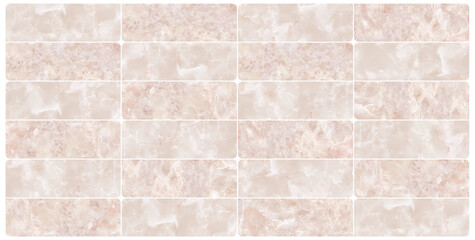 Wall Mural - Background image featuring a beautiful, mosaic marble tile texture