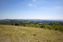 Landscape With Blue Sky, Photo Taken Near Cer Mountain,  Sabac, Serbia