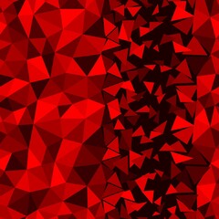 Canvas Print - abstract multicolor ruby red background. vector polygonal design