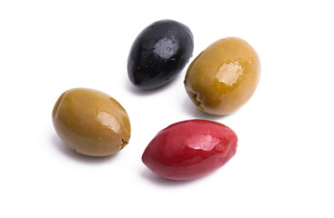 Poster - stuffed olives isolated