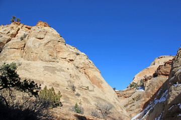 Poster - Capitol Reef National Park, Utah, in winter	