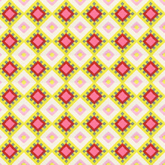 Vintage diamond pattern background