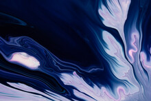 Glowing Liquid Color Waves Background