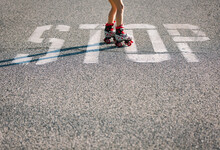 Girl In Roller-skates