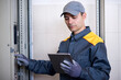 © Minerva Studio - Portrait of an electrician at work