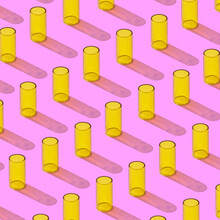 Tall Yellow Cylinders Pattern