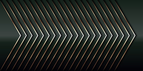 Wall Mural - modern luxury background vector overlap layer on dark green and shadow black space with abstract sty