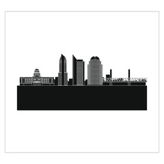 Sticker - Sacramento city skyline in California United States