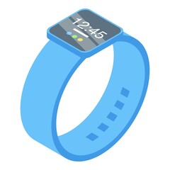 Sticker - Smartwatch operating system icon. Isometric of smartwatch operating system vector icon for web design isolated on white background