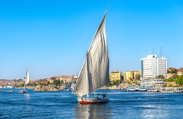 Wall Mural - Sailing boat trip