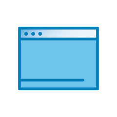 website page line and gradient style icon vector design