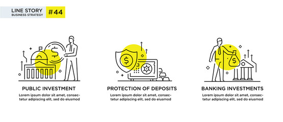 set of illustrations concept with business concept. workflow, growth, graphics. business development