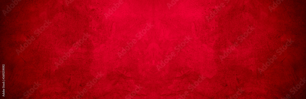 Obraz na płótnie Old wall texture cement black red  background abstract dark color design are light with white gradient background. w salonie