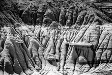 Geological Formations And Landscapes In The Alberta Badlands