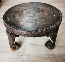 Antique African Carved Table
