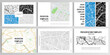 © Raievska - Vector layouts of presentation design templates with urban city map of Paris for brochure, cover design, flyer, book design, magazine, poster.