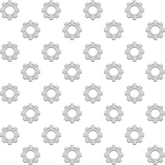 Poster - gears machine settings pattern background