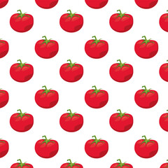 Sticker - tomatoes healthy vegetables pattern background