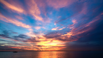 Wall Mural - Sky and clouds in Twilight Time