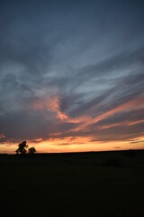 Canvas Print - Dramatic Summer Sunset