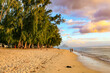 Sonnenuntergang am Strand von Flic en Flac, Mauritius 