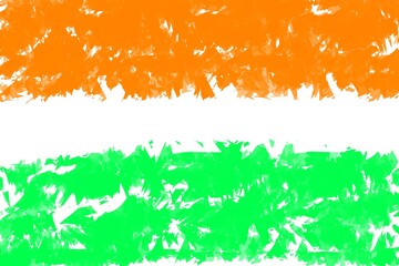 Indian tricolor abstract background for Independence day & Republic day