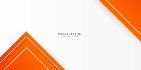 Wall Mural - Abstract bright soft design background with orange lines in dynamic smooth style. Vector.