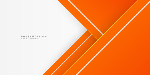 Wall Mural - abstract bright soft design background with orange lines in dynamic smooth style. vector.