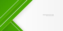 Green White Abstract Presentation Background