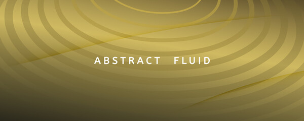 Wall Mural - Abstract Vector Curve. Golden Geometric Landing 