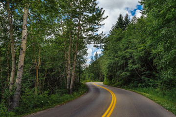 Canvas Print - Mountain Road