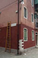 Canvas Print - street in venice