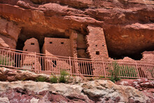 Houses In Manitou Cliff Dwellings In Manitou Springs Colorado. Vacation And Travel Destination