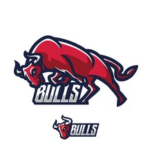 Illustration Vector Graphic Of Buffalo Perfect For E-sport Team Mascot And Game Streamer