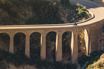  Road and viaduct from Granatilla viewpoint, Spain