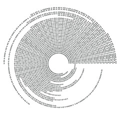 Big data futuristic design . Digital visualization . Particles stream . Binary background . Technology information concept . Vector