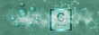 canvas print picture - C symbol. Carbon chemical element