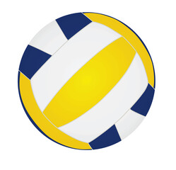 Wall Mural - Classic volleyball ball. vector illustration