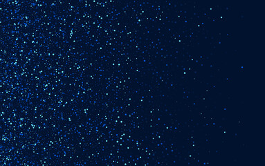 Wall Mural - dark cosmos digital universe banner. silver