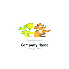 simple modern elegant logo of company