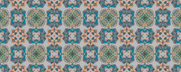 Naklejka na meble Italy Endless Texture. Ocher Abstract