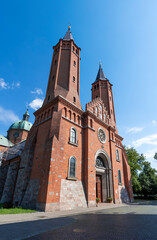 Wall Mural - Cathedral Basilica of the Assumption of the Blessed Virgin Mary in Plock, Poland