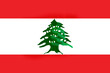 double exposure image of lebanon flag have praying hand inside, in pray for beirut concept.