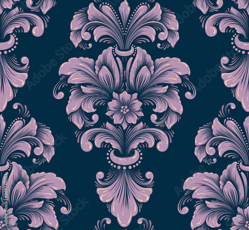 Dekoracja na wymiar  element-adamaszku-wzor-wektor-klasyczny-luksusowy-staromodny-ornament-adamaszku-krolewski-wiktorianski-bezszwowe-tekstura-tapety-tekstylia-zawijanie-vintage-wykwintne-kwiatowy-barokowy-szablon