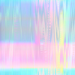 Blurry gradient glitch abstract artistic texture background. Wavy irregular bleeding dye seamless pattern. Digital colorful ombre distorted all over print. Variegated modern cloudy graphic backdrop.