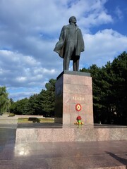 monument to Vladimir Lenin  russia