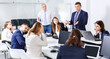 © JackF - Businessman feeling angry unhappy serious to coworkers in office, pointing out mistakes in work