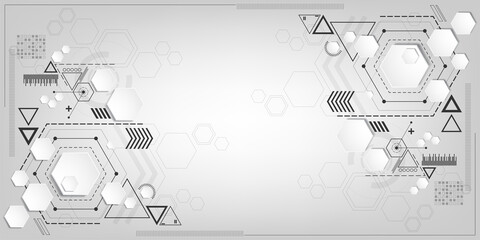 Vector background in the concept of technology.